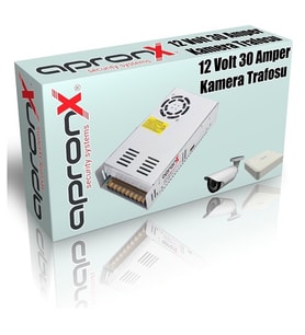 APRONX 12v 30amper apx-1230a Metal CCTV Adaptör