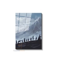 Dikey Cam Tablo Salon Duvar Tablosu Dikey Cam Lotr 2 Yeni Ev Hediyesi Ofis Tablosu