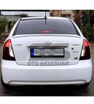 Hyundai Accent Era Bagaj Üstü Slim Spoiler Piano Black Parlak Beyaz