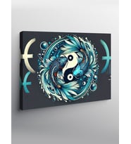 Kanvas Tablo Yin Yang Sembolü