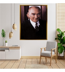 ÇERÇEVELİ ATATÜRK TABLO S710