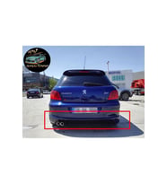 PEUGEOT 307 RC ARKA TAMPON EKİ FİBERGLASS BOYASIZ
