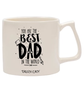 İsme Özel Kupa Bardak - You Are The Best Dad Temalı