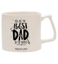 İsme Özel Kupa Bardak - You Are The Best Dad Temalı