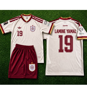 İspanya 2026 Dünya Kupası Lamine Yamal Çocuk Forması 2li set
