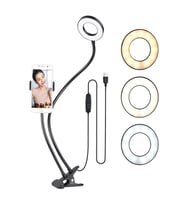 Ring Light Led Işık  Youtube, Tiktok, Kuaför Işığı Parlaklık Ayarlı 3 Renk
