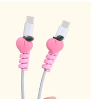 Pembe Şeftali Kablo Koruyucu