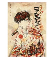 Bts X Güney Kore (j-hope) Tablo Ahşap Poster Dekoratif Kod1652