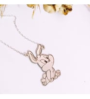 kişiye özel Bugs Bunny gümüş kolye