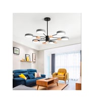 Ahşap Detaylı Hanging Led Avize