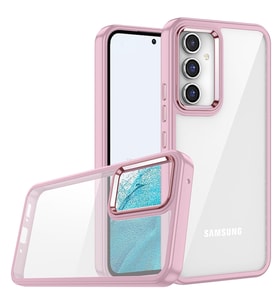 Lexroo Galaxy A04S Kılıf Flora Kılıf - Rose Gold