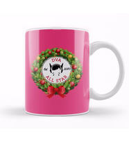 Christmas All Star Overwatch DVA Wreath Kupa Bardak Porselen