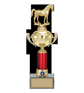 ODAK KUPA - Figürlü Kupalar - At Figürlü Kupalar FG-054 C - 38 cm