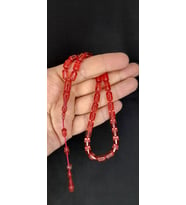ATEŞ KEHRİBAR TURUNCU RENK TESBİH KAPSÜL KESİM 6X10MM T-381 (Çok Renkli)
