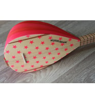 CURA FOSFOR PEMBE YILDIZLI İSTEYENE İSME ÖZEL KÜÇÜK SAZ CURA SAZ