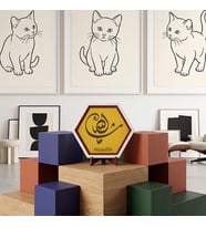 Modern Görünümlü Mâşâallâh Yazılı Masaüstü Dekoratif Obje Sevdiklerinizi Mutlu Edecek Anlamlı Bir Hediye 10x10 cm