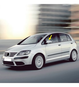VW Golf Plus 2005-2011 Sol Dış Dikiz Ayna Kapağı 1K0857537