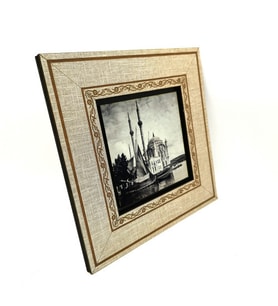 Ortaköy Camii (Fotoğraf, 1920’ler) Baskılı MDF Tablo