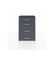 Arges Komodin 4 Çekmeceli 60x30x96 Antrasit-Antrasit