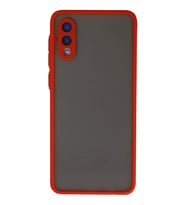 Mey İthalat® Samsung Galaxy A02 Kılıf Montreal Silikon Kapak - Kırmızı