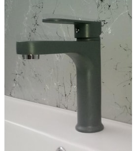 KERASUS ELVİN SERİSİ - MİX LAVABO BATARYASI 35Ø ANTRASİT GRİ