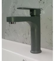 KERASUS ELVİN SERİSİ - MİX LAVABO BATARYASI 35Ø ANTRASİT GRİ