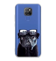 PrintiFy General Mobile GM 20 ile Uyumlu 1mm Slim Fit Köpek 3 050f Baskılı Şeffaf  Kılıf