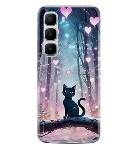 Infinix Hot 60 Kılıf Boutique Baskılı Resimli Love Cats Tree Pcode -050