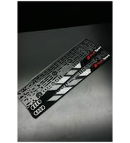 5D LÜX AUDİ SPORT KABARTMA TAKMATİK PLEKSİ PLAKALIK