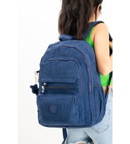 Ultra Hafif Çok Cepli Krinkıl Sırt Çantası Unisex Laci (Model: 571-3B)
