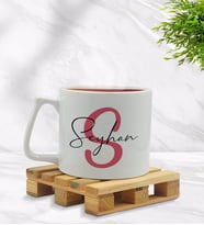 BK Gift Kişiye Özel İsimli Middle Beyaz Kupa Bardak Model 103