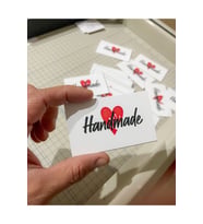 E-Ticaret Teşekkür Kartı Handmade Yazılı 5x8 cm 100 Adet
