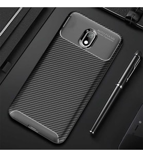 Lexroo Xiaomi Redmi 8A Kılıf Negro Silikon Kılıf - Siyah