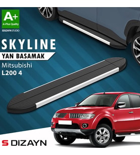 Mitsubishi L200 4 Skyline Aluminyum Yan Basamak 193 Cm 2006-2015 A+ Kalite