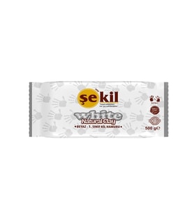 ŞEKİL VK500BYZ SERAMİK HAMURU BEYAZ 500GR.