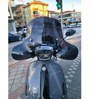 MOTOCAM Arora Cappucino PRO 50 Ön Cam 2026-2027 Model 42cm Siyah Renkli 4mm Elcikli APARATSIZ