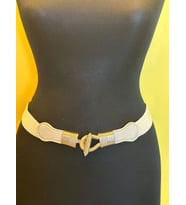 GEÇME UÇLU LASTİKLİ KEMER KADIN KEMER 70X3 CM (Kahverengi)