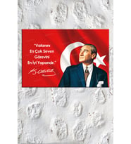 ATATÜRK TABLOSU, PANOSU, KANVAS TABLO, KAFE,BÜRO, OTEL VE RESMİ DAİRELER İÇİN UYGUN