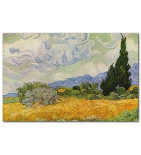 Cakatablo Vincent Van Gogh Selvili Buğday Tarlası MDF Tablo