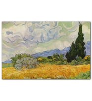 Cakatablo Vincent Van Gogh Selvili Buğday Tarlası MDF Tablo
