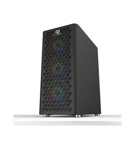 POWERBOOST VK-M202B 4-RGB Fanlı Gaming Mid-Tower PC Kasası