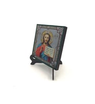 Pantogrator Isa Görseli Baskılı Mdf Masaüstlük 10x10