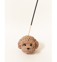 POODLE KÖPEK FİGÜRÜ ÇUBUK TÜTSÜLÜK