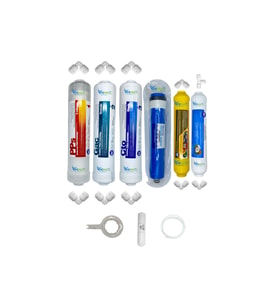 PWS Kapalı Kasa Su Arıtma Cihazlarına  STDMAX  6li Reverse Osmosis mebran Mineral+tatlandırıcı
