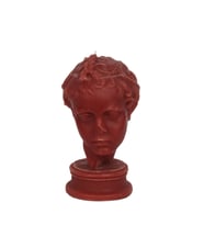 Eros Dekoratif Heykel Mum 9 Cm Büst Mum (Kırmızı)