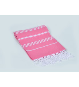 Sultan Peştemal (Pembe) %100 Pamuk 90*180cm. Banyo Havlusu, Plaj Havlusu