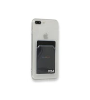 iPhone 8 Plus Kılıf Kart Bölmeli Şeffaf Silikon Kartlıklı