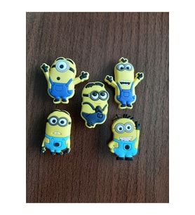Terlik Süsü-terlik Tokası Minion 5'li Set