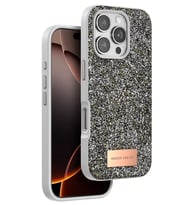 Iphone 16 Bright Simli Kapak - Gümüş