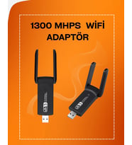 Tak-Çalıştır Özellikli Çift Bant Wifi Adaptör – 1200 Mbps